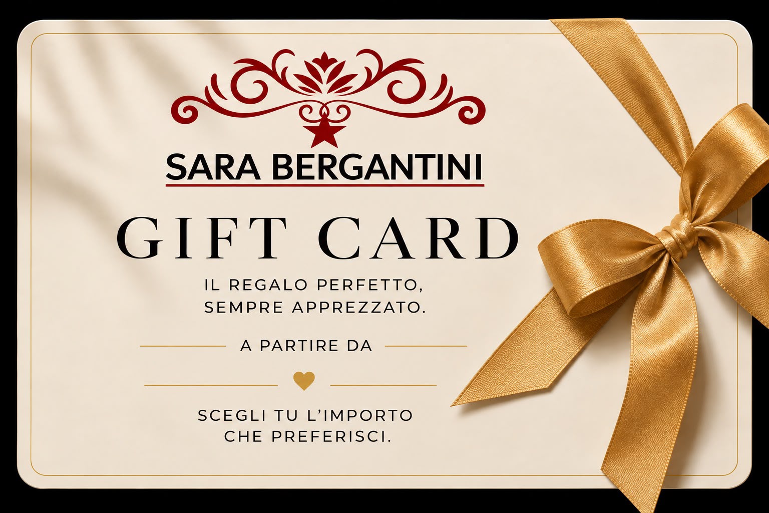 Gift Card Sara Bergantini
