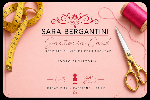 Sartoria Card Sara Bergantini