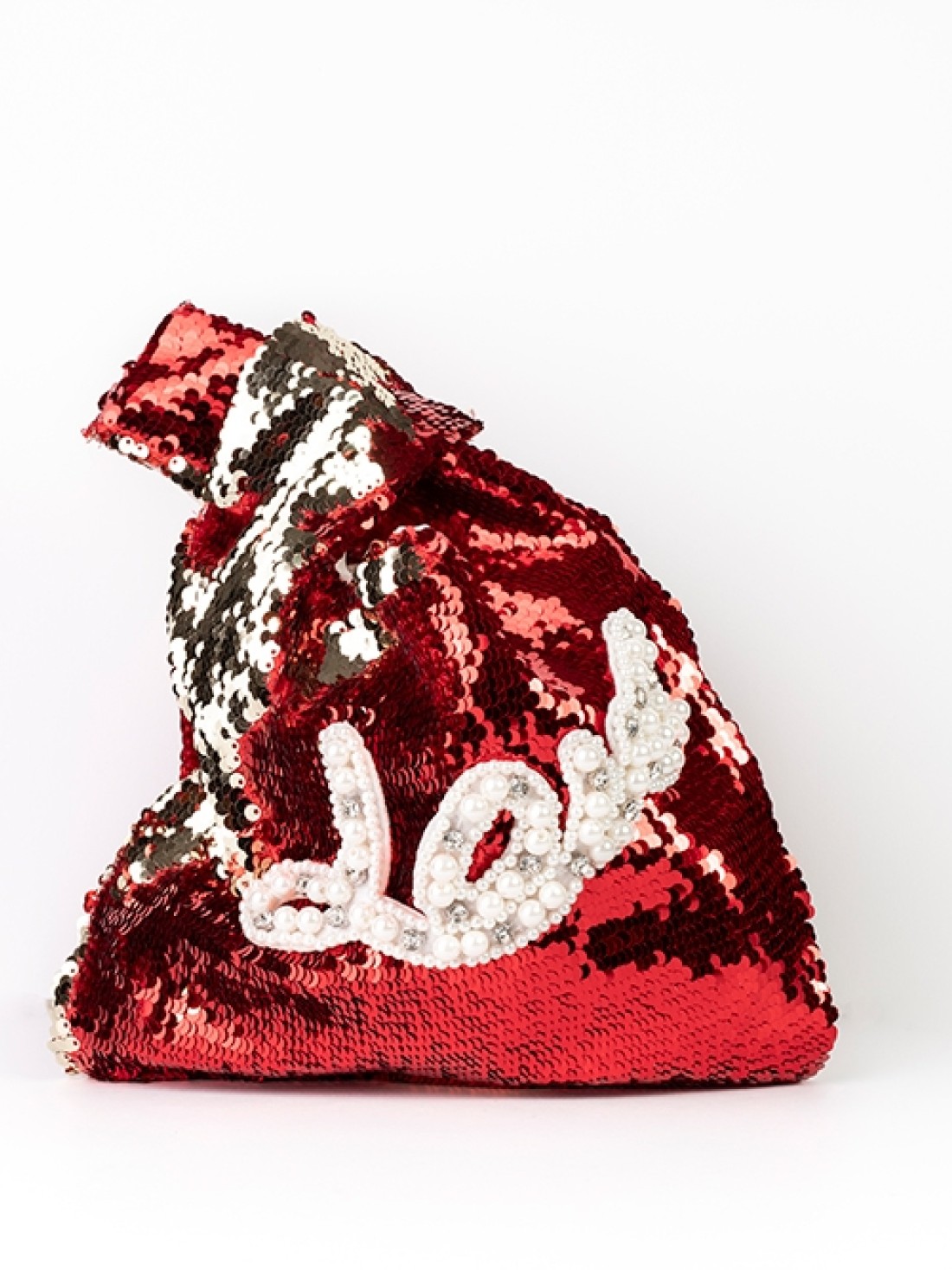Borsa paillettes Love