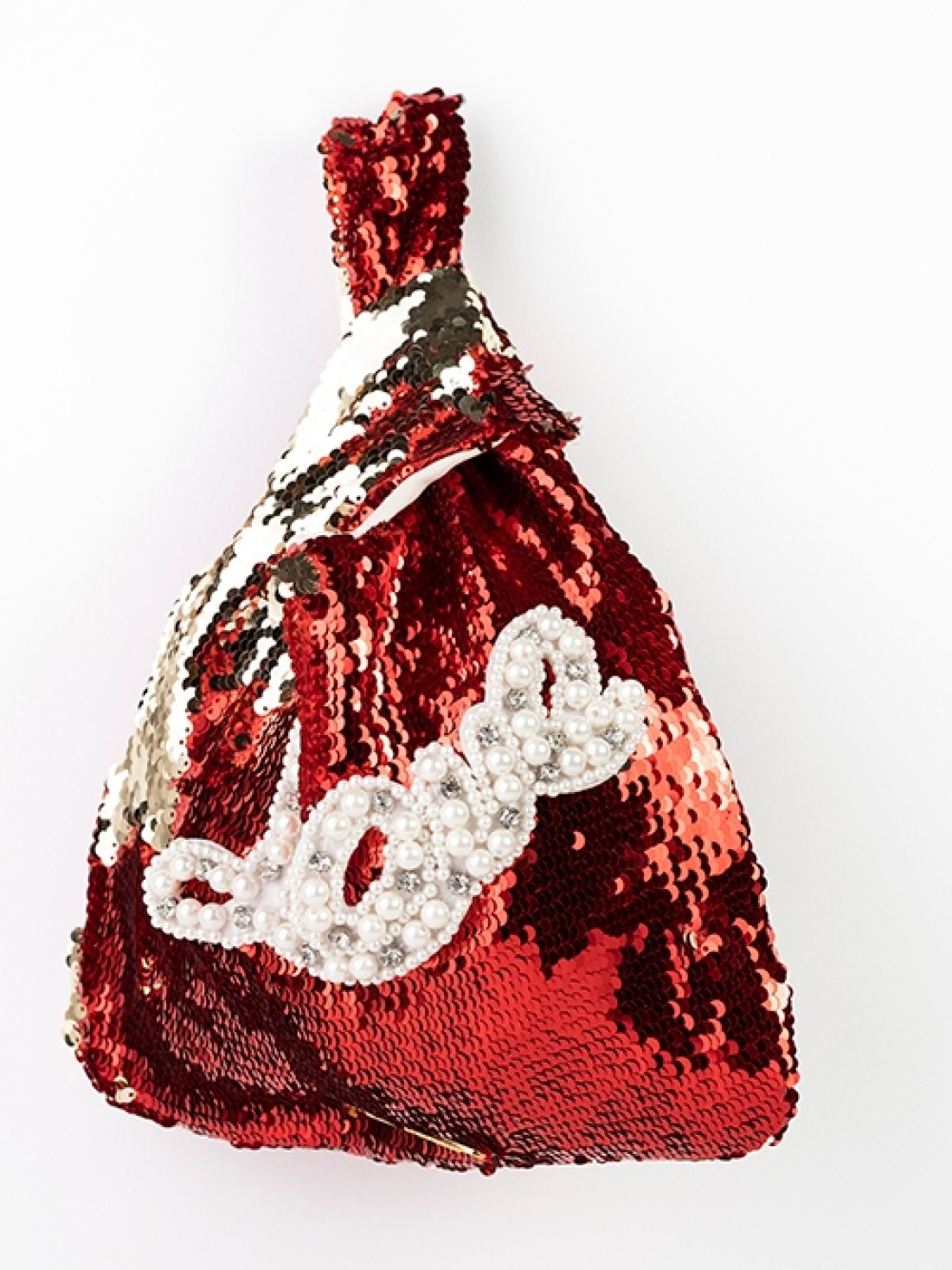 Borsa paillettes Love