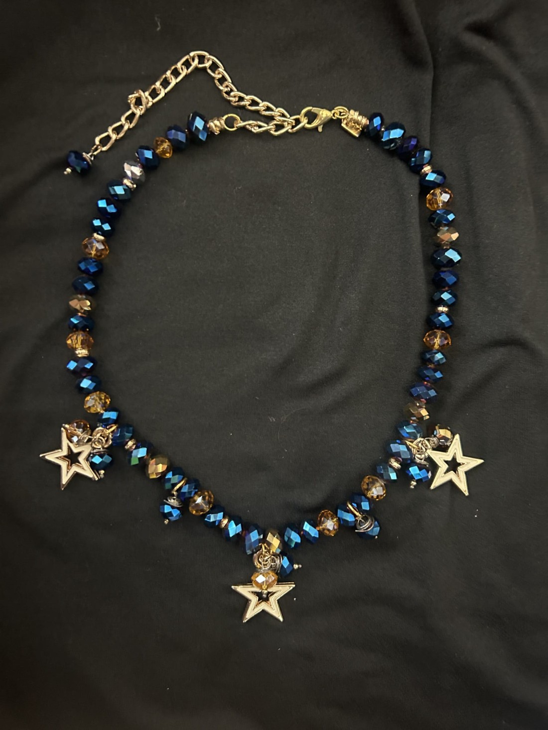 Collana girocollo svarowsky e stelle