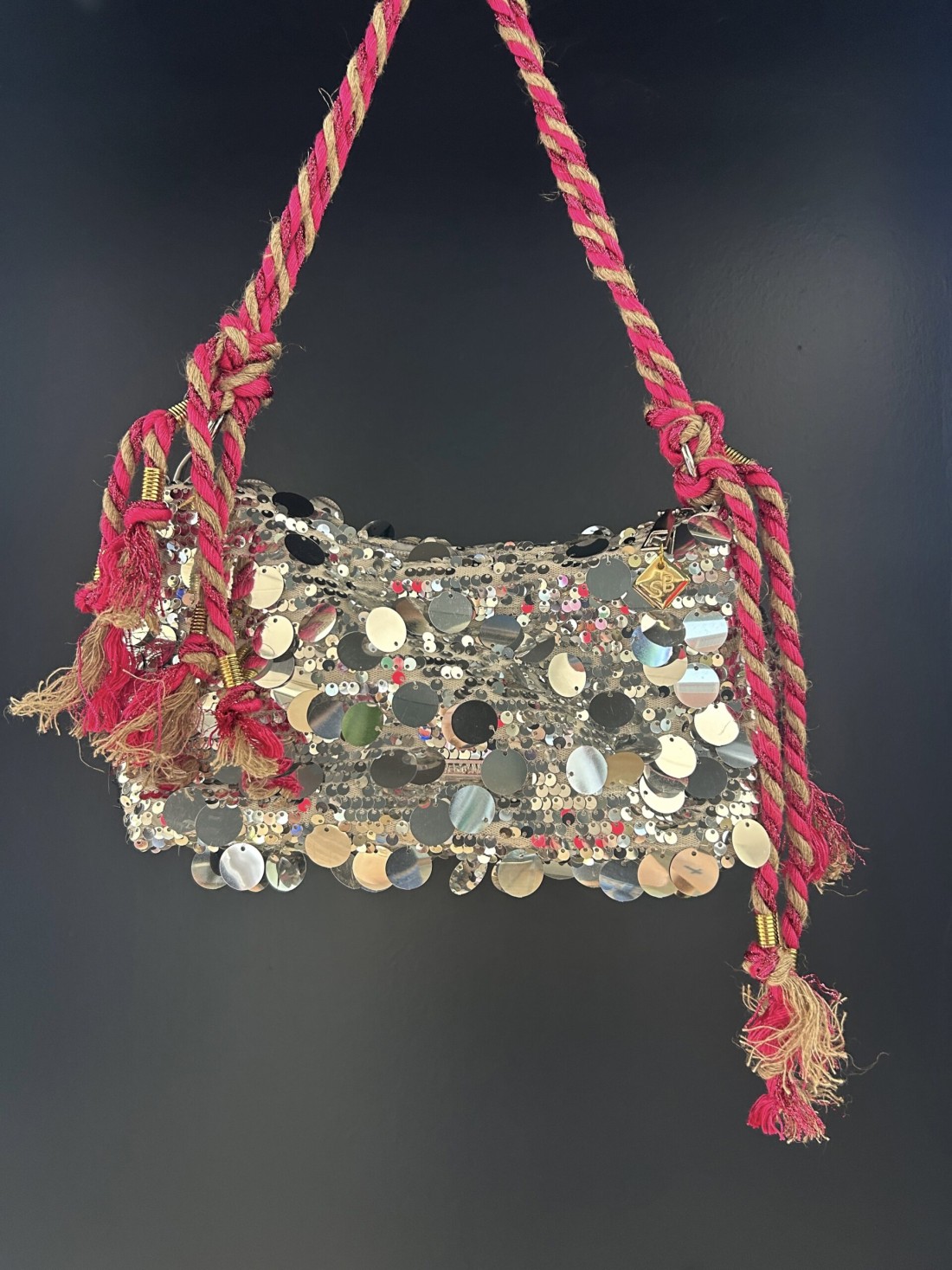 Borsa pochette paillettes SIOUX