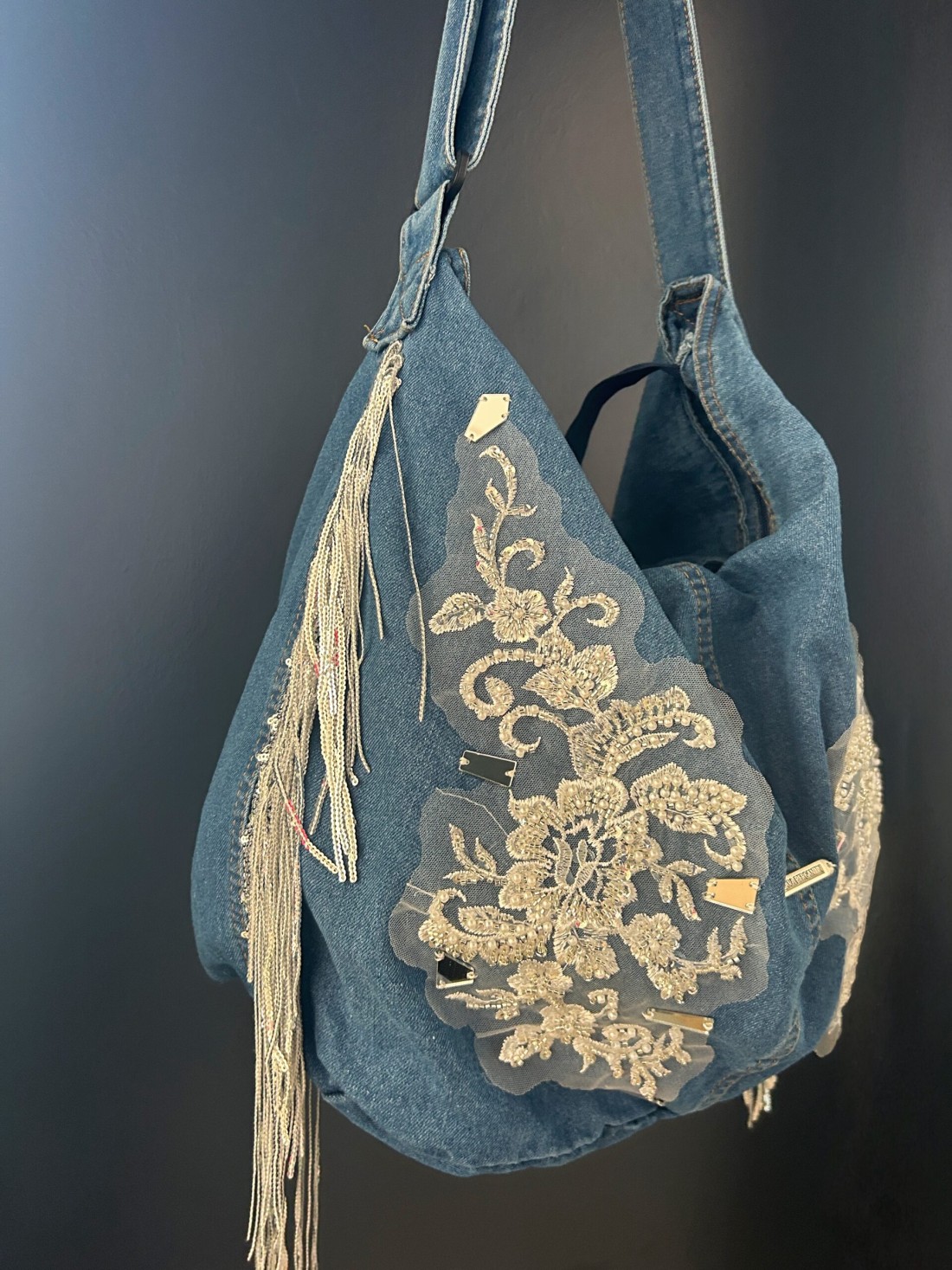 Borsa sacca jeans MAYA