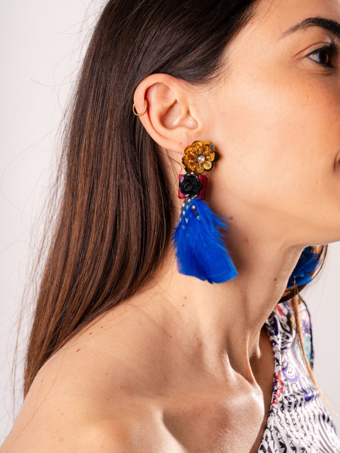 Orecchini Blue Eletric