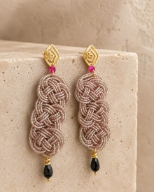 Orecchini Pink Love Knot