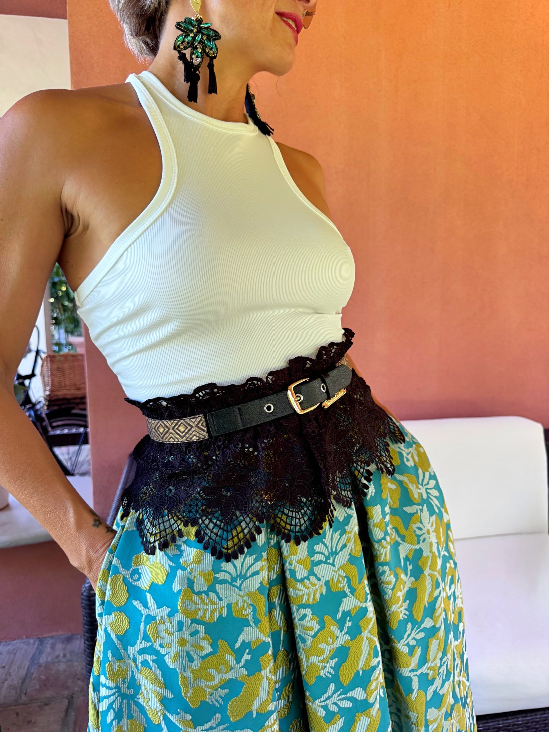 Cintura  geometric rouches