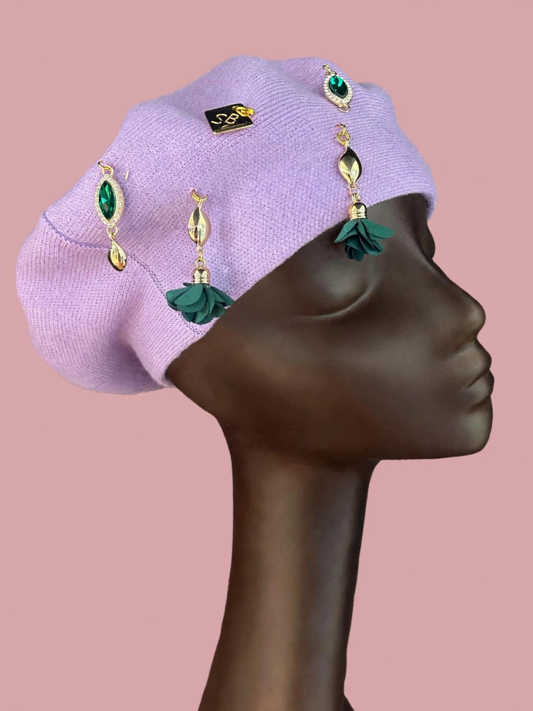 Basco Lilla e smeraldi LUXURY