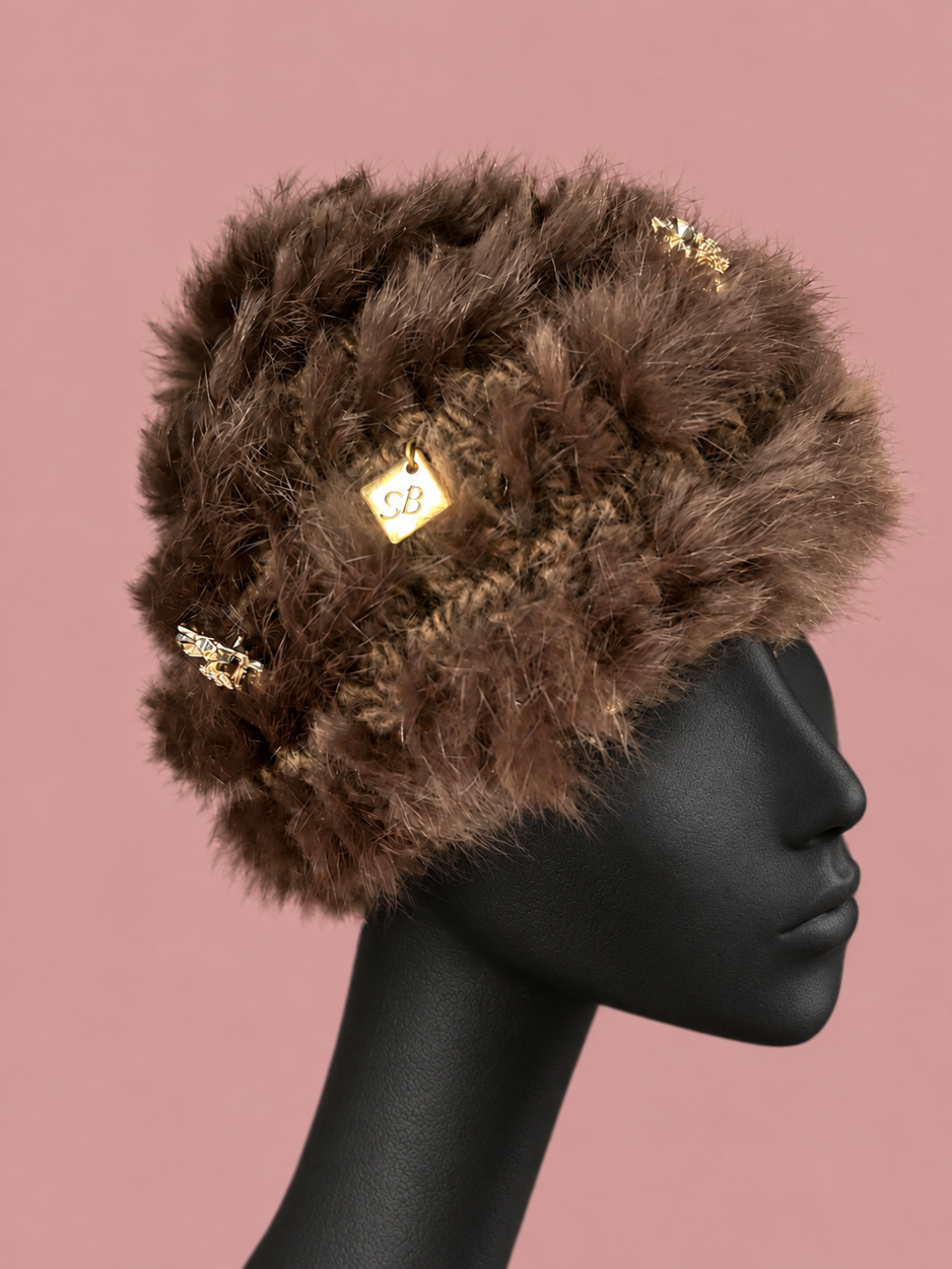 Cappello colbacco lapin oro