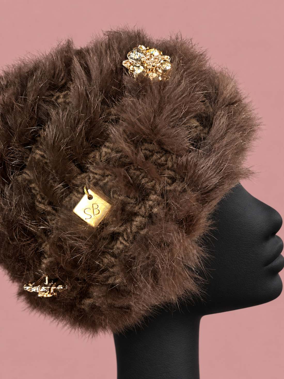 Cappello colbacco lapin oro