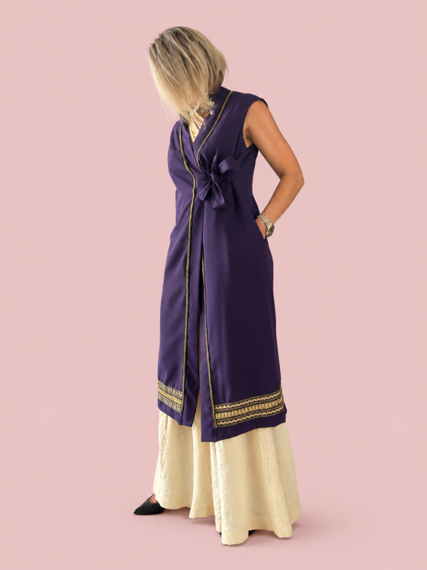 Gilet smanicato Purple