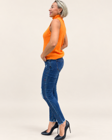 Canotta Dolcevita Smanicato Arancio