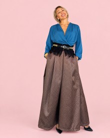 Maglia Incrociata Blue