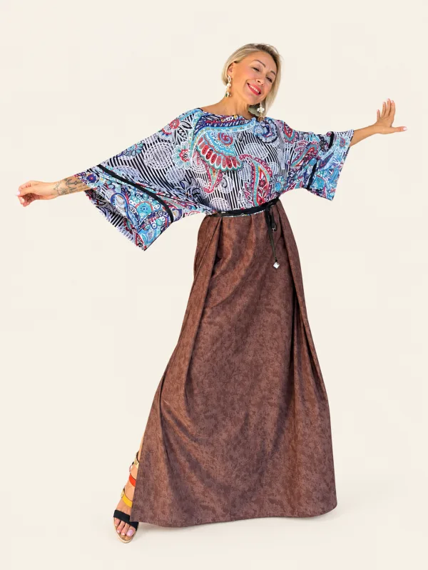 Abito Tokyo Paisley - marrone