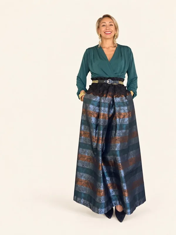 Maglia Incrociata Verde